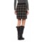 440MM_2 Adrienne Vittadini Buffalo Check Classic Skirt (For Women)