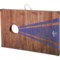 3RYWK_2 Adventure Is Out There Barnwood Red and Blue Cornhole Game