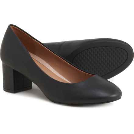 Aerosoles Eye Candy Pumps - Leather (For Women) in Black Leather