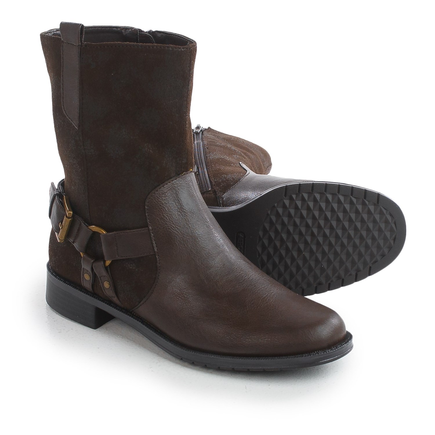 vegan harness boots