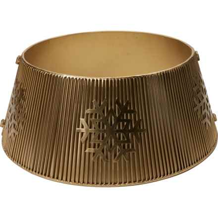 AF EXPORTS Metal Tree Collar - 22x22x9” in Gold