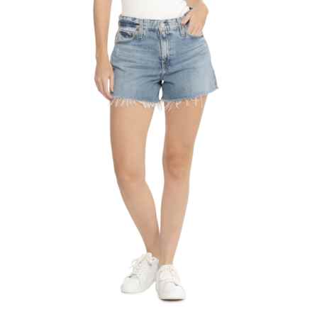 AG Jeans Alexxis High-Rise Wedgie Shorts in 24 Years A-List