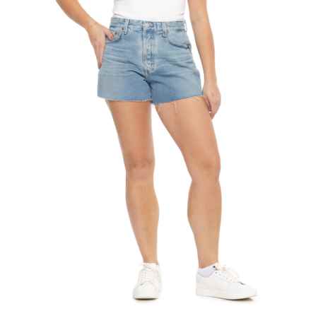 AG Jeans High-Rise Wedgie Shorts in 15 Years Seamark