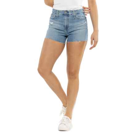 AG Jeans High-Rise Wedgie Shorts in 18 Years Poplar