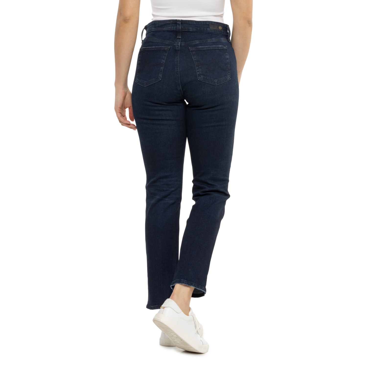 (取寄) AGジーンズ スティービー ストレート スリム ジーンズ - ハイ ライズ AG Jeans Stevie Straight Slim Jeans - High Rise  3 Years Uplifted AG Jeans Stevie Straight Slim Jeans - High Rise - Save 74%