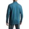 213NK_2 Agave Denim Agave Mock Baby Terry Shirt - Cotton-Modal, Zip Neck, Long Sleeve (For Men)