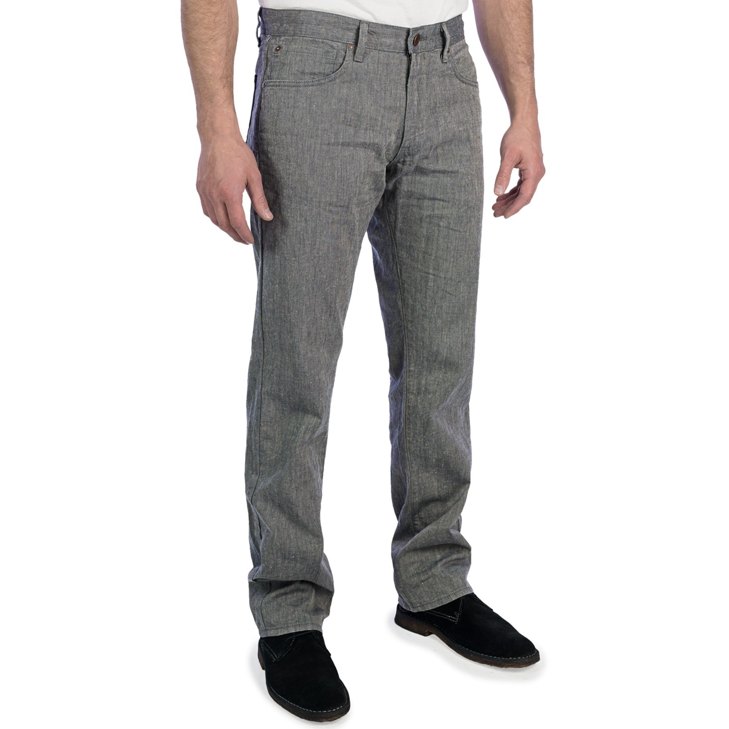 Agave Denim Gringo Miramar Linen Jeans - Classic Fit, Straight Leg (For ...