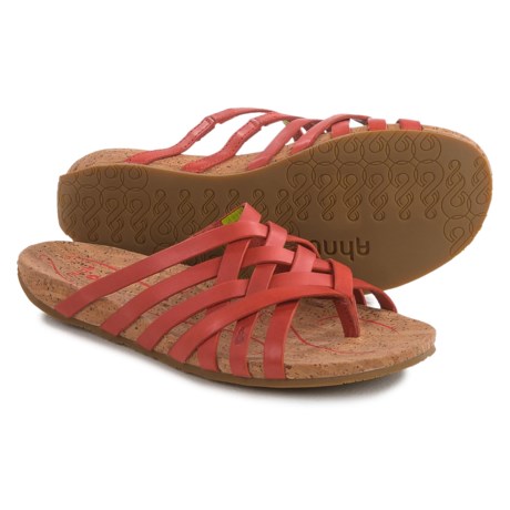 ahnu cork sandals