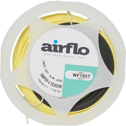 Airflo Forty Plus Sniper 4-Season Fly Line - Sink 7 in Yellow/Black