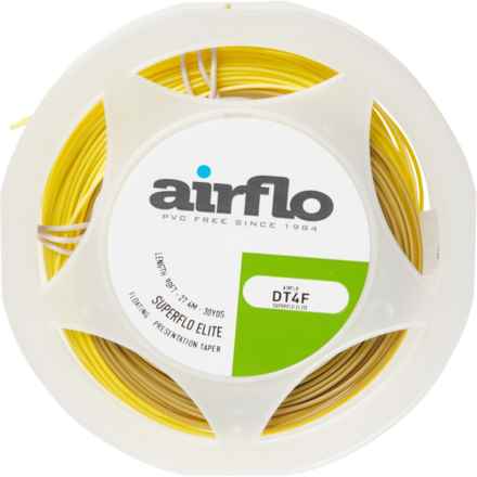 Airflo Superflo Elite Floating Freshwater Fly Line in Lichen Green/Sunrise Yellow