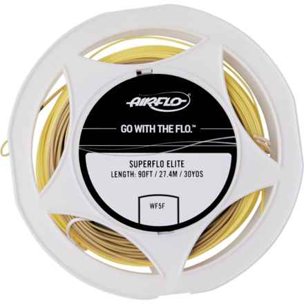 Airflo Superflo Elite Presentation Taper Floating Fly Line - Weight Forward in Lichen Green/Sunrise Yellow