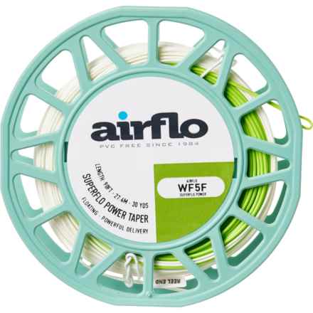 Airflo Superflo Power Taper Freshwater Fly Line - Weight Forward in Chartreuse/White