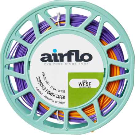 Airflo Superflo Power Taper Freshwater Fly Line - Weight Forward in Sunburst/Purple
