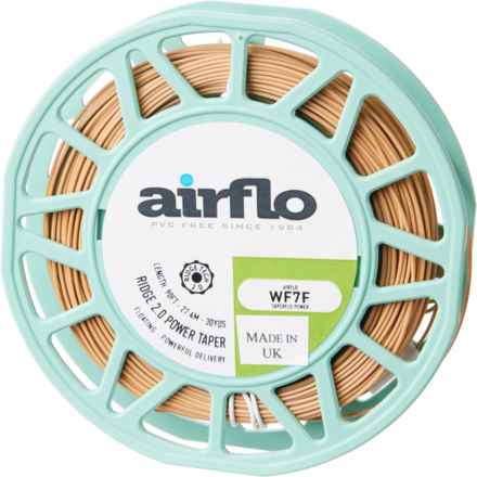 Airflo Superflo Ridge 2.0 Power Taper Freshwater Fly Line - Weight Forward in Camo Green/Caddis