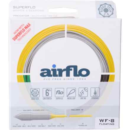 Airflo Superflo Ridge 2.0 Sniper 4 Season Floating Saltwater Fly Line - Weight Forward in Pale Green/Sky Blue