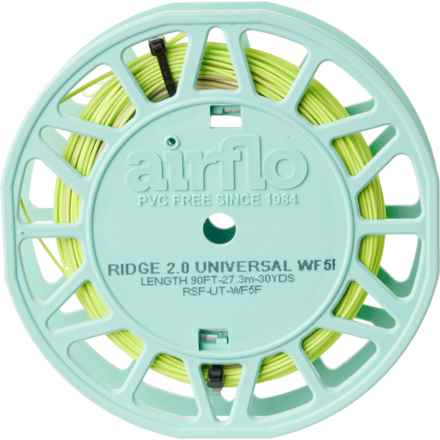 Airflo Superflo Ridge 2.0 Universal Taper Freshwater Fly Line - Weight Forward in Moss Olive/Chartreuse