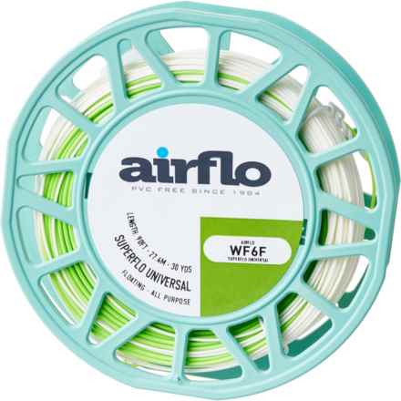 Airflo Superflo Universal Taper Floating Freshwater Fly Line - Weight Forward in Chartreuse/White