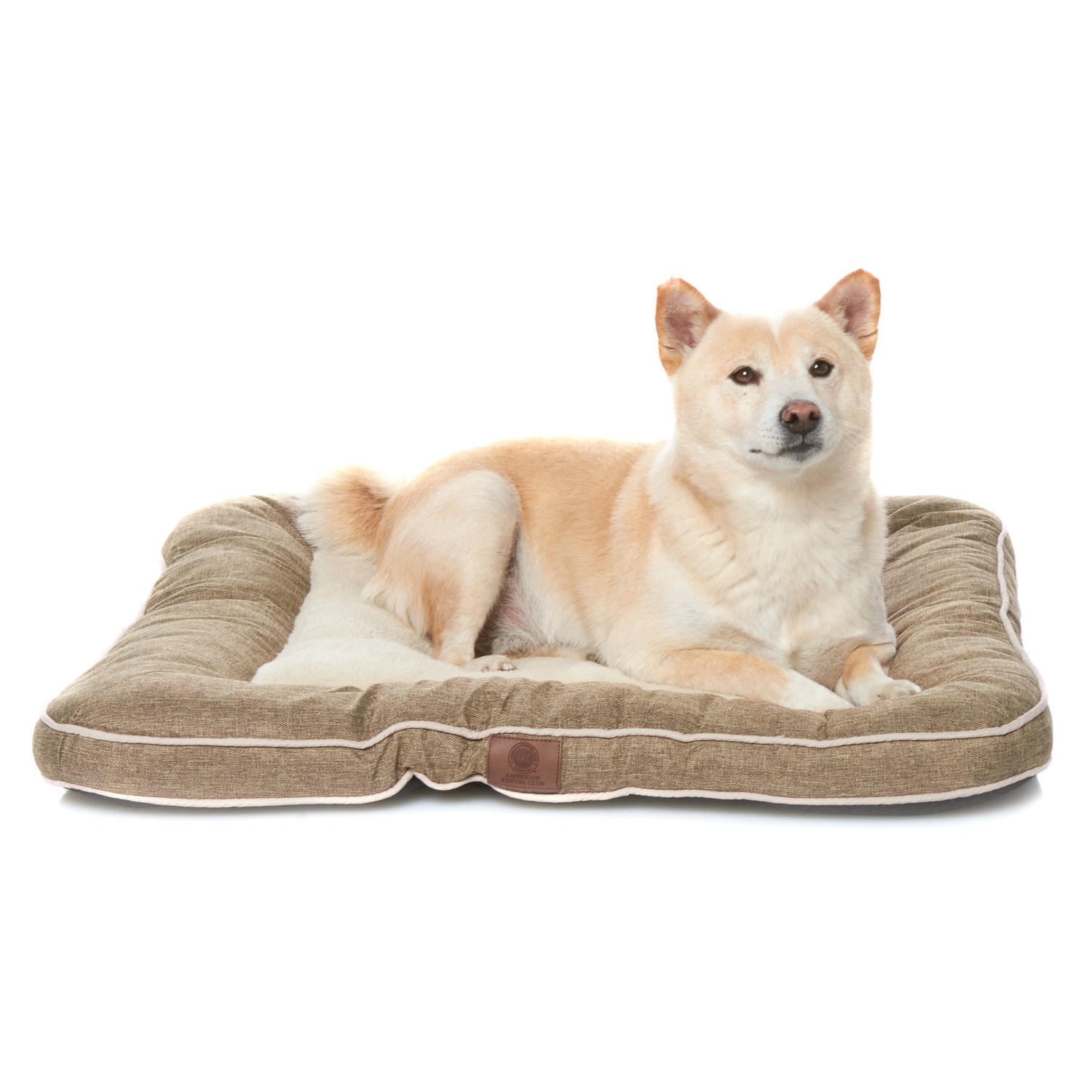 AKC Burlap Dog Bed - 28x28” - Save 40%