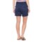 432CT_2 Alexander Jordan Solid Twill Shorts (For Women)