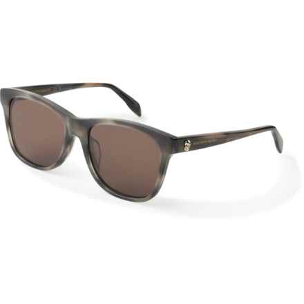 Alexander McQueen Made in Italy Best Sunglasses (For Women) in Grey Brown