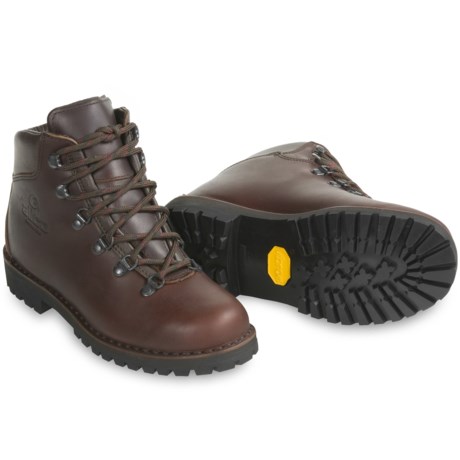 old fashioned hiking boots