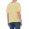 424YM_2 Alison Andrews Double-Ruffle Sleeve Shirt - Scoop Neck, Short Sleeve (For Women)