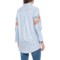 424YC_2 Alison Andrews Embroidered High-Low Shirt - 3/4 Sleeve (For Women)