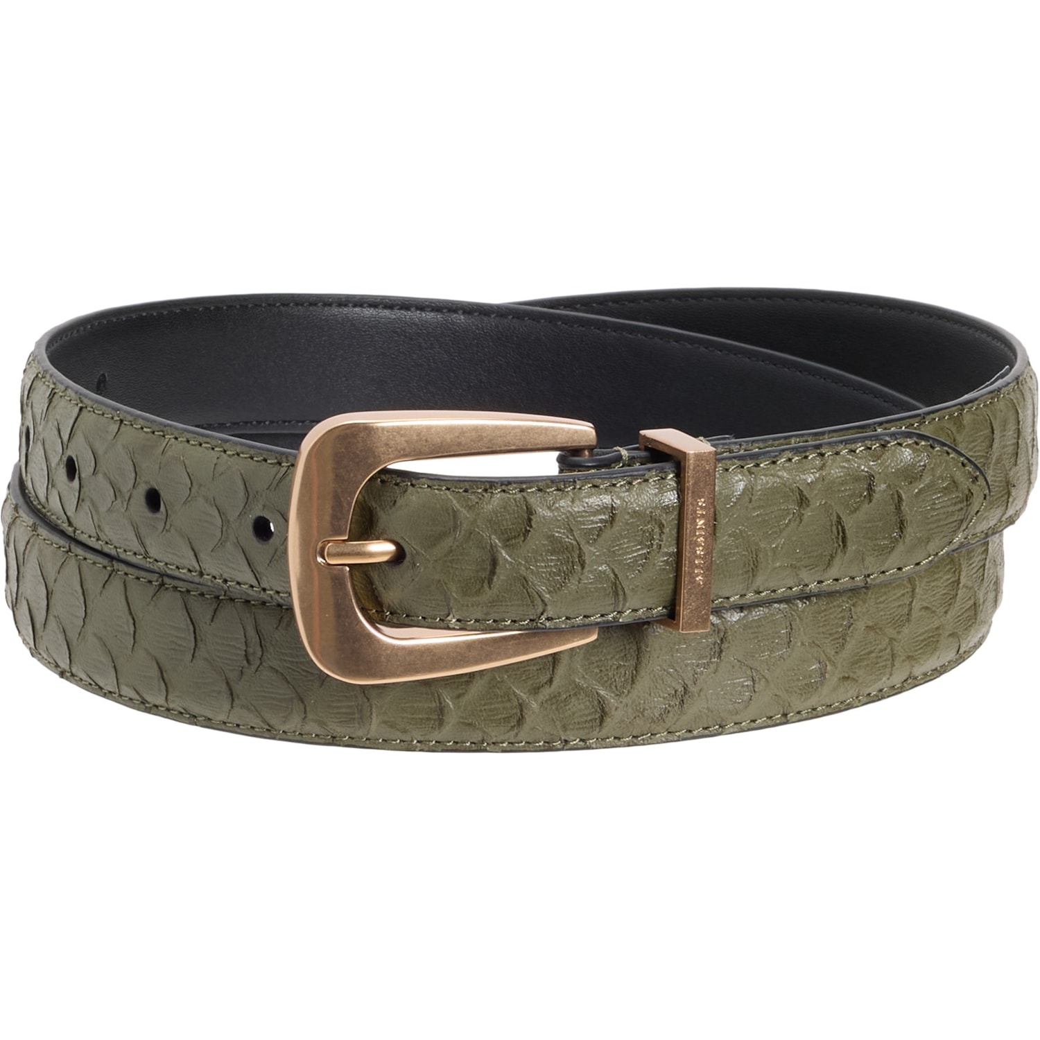 All Saints Snake Print Leather Belt
Size XL All Saints brown snake print leather studded belt Size M  main image 4