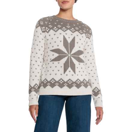 Alp-n-Rock Greta Fair Isle Sweater - Organic Cotton in Ivory