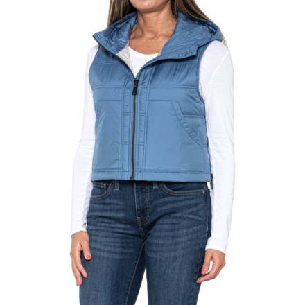 Sierra Cropped Puffer Zip-Up Vest - Amber Marie and Company