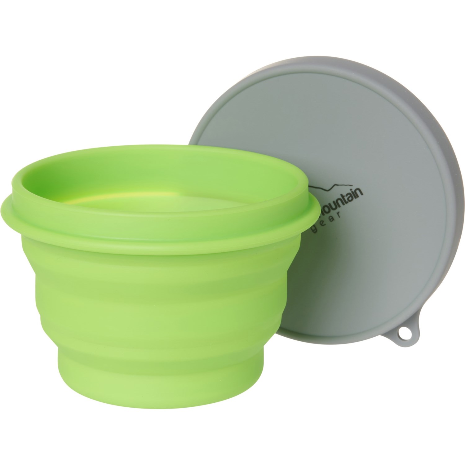 Alpine Mountain Gear Collapsible Silicone Container with Lid Medium