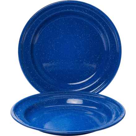 Alpine Mountain Gear Enamel Plates - 10”, Set of 2 in Blue