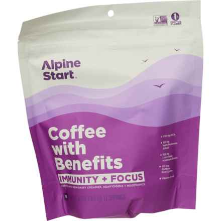 Alpine Start Ground Coffee with Benefits - 12 Cups in Multi