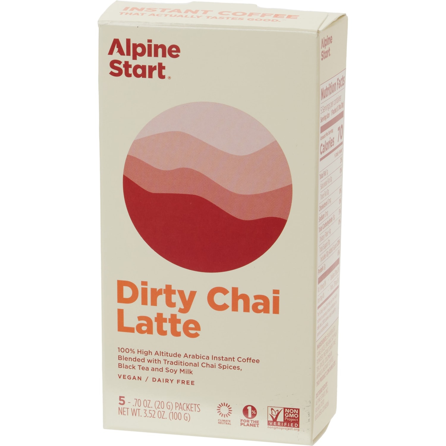 Alpine Start Instant Dirty Chai Latte Coffee - 5-Count - Save 22%