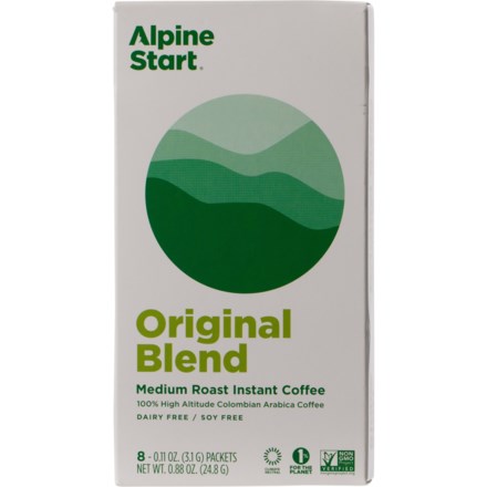 Alpine Start Original Blend Instant Coffee - Medium Roast, 8-Count in Multi