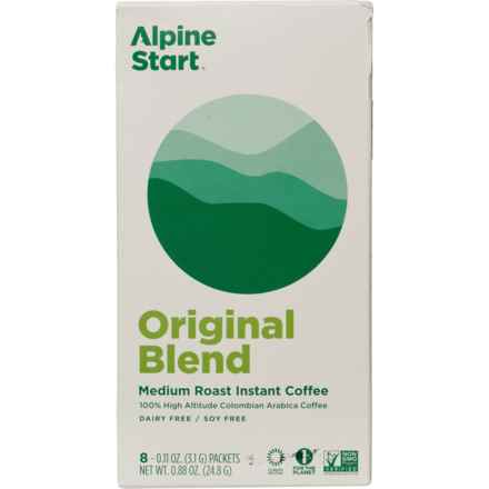 Alpine Start Original Blend Instant Coffee - Medium Roast, 8-Count in Multi
