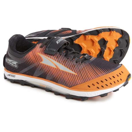 orange trail running shoes