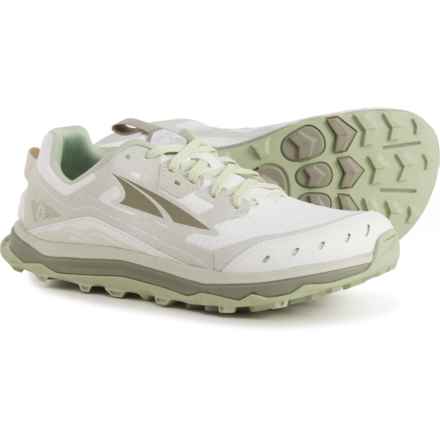 Altra Lone Peak 6 Trail Running Shoes (For Women) in White/Green