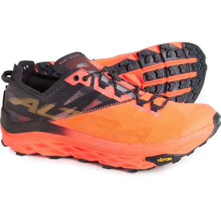Altra Mont Blanc Trail Running Shoes (For Men) in Coral/Black