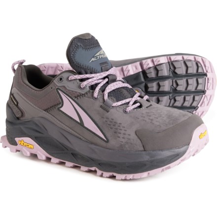 Altra Olympus 5 Hike Low Gore-Tex® Hiking Shoes - Waterproof (For Women) in Gray/Black