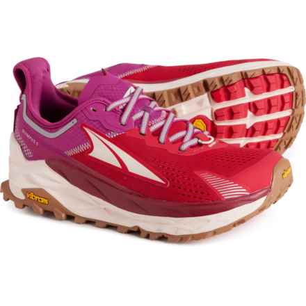 Altra Olympus 5 Trail Running Shoes (For Women) in Raspberry