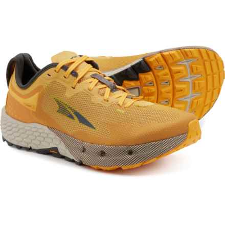 Altra Timp 4 Trail Running Shoes (For Men) in Gray/Yellow