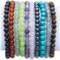 7989D_2 Aluma USA Semi-Precious Stretch Bracelets - Set of 10