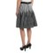 7187A_2 Amanda + Chelsea Vertical Stripe Cotton Skirt (For Women)