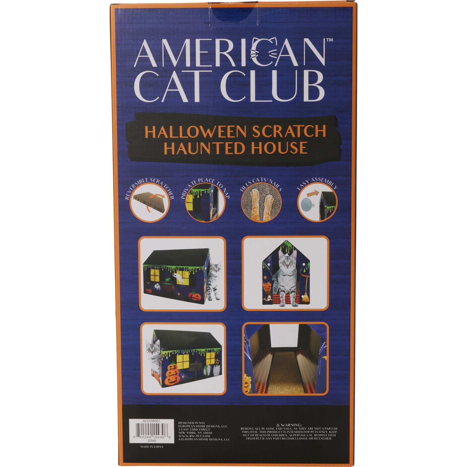 Halloween scratch house cat scratcher best sale