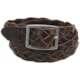 American Endurance Braided Leather Belt - Nickel Buckle (For Men)