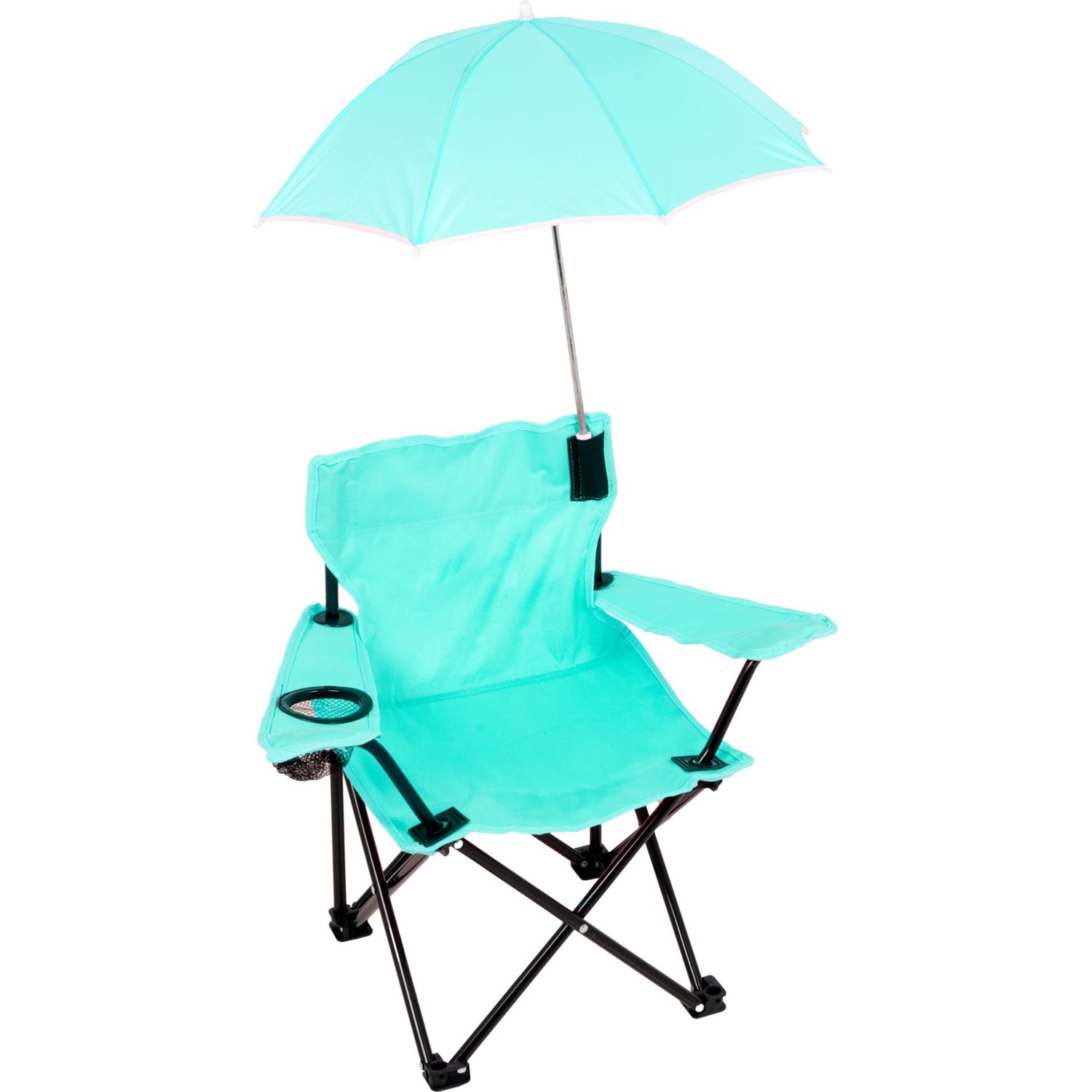 American Kids Solid Camp Chair with Umbrella (For Boys and Girls