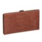 563MU_3 American Leather Co. Bozeman Tooled Leather Frame Wallet (For Women)