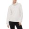 American Outdoors Map Quilted Sweater in Antique White
