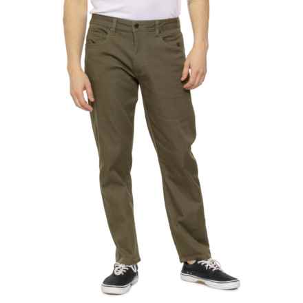 American Outdoorsman 5-Pocket Knit Denim Pants in Grape Leaf